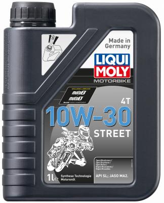 НС-синтетическое моторное масло LiquiMoly Motorbike 4T Street 10W30 1 л 2526