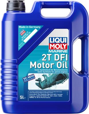 Полусинтетическое моторное масло LiquiMoly Marine 2T DFI Motor Oil 5 л 25063
