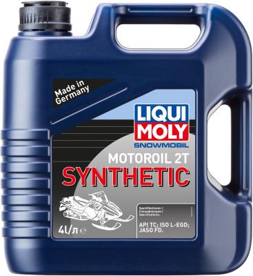 Cинтетическое моторное масло LiquiMoly Snowmobil Motoroil 2T Synthetic L-EGD 4 л 2246