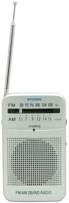 Радиоприемник Hyundai H-PSR120 серебристый