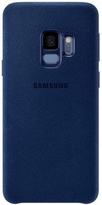 Чехол (клип-кейс) Samsung для Samsung Galaxy S9 Alcantara синий (EF-XG960ALEGRU)