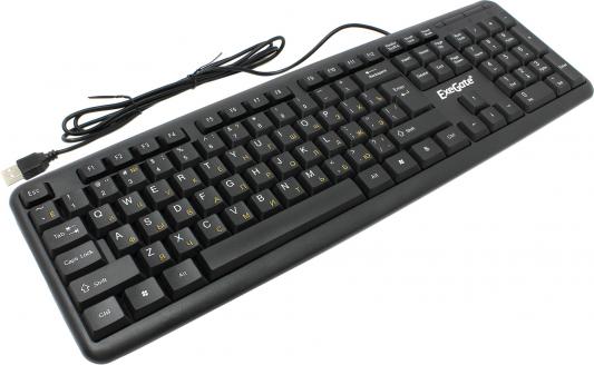 Клавиатура проводная Exegate LY-331 USB черный