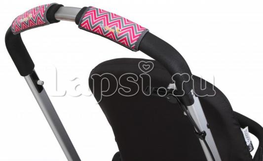 Чехлы Choopie CityGrips на ручки для универсальной коляски(328 Chevron Baby Pink розовый)