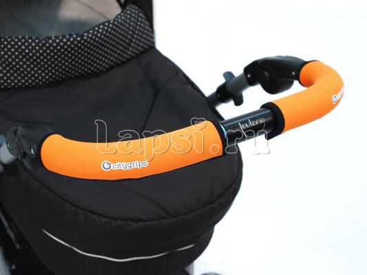 Чехлы Choopie CityGrips на ручки для универсальной коляски длинные(512 Neon Orange оранжевый)
