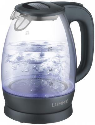Чайник Lumme LU-136 2200 Вт серый жемчуг 2 л пластик/стекло