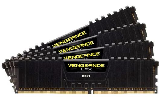 Оперативная память 64Gb (4x16Gb) PC4-25600 3200MHz DDR4 DIMM CL16 Corsair CMK64GX4M4D3200C16