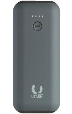Внешний аккумулятор Power Bank 5000 мАч Smart Buy UTASHI A 5000 (SBPB-705) серый черный