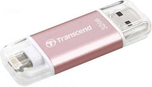 Флешка USB 32Gb Transcend JetDrive Go 300 TS32GJDG300R розовое золото