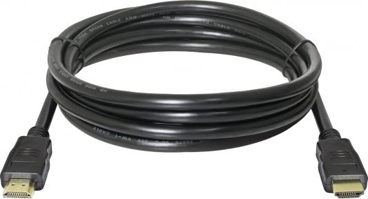 Кабель HDMI 5м Defender 87353 круглый черный кабель hdmi 1 5м thomson 00132106 круглый черный