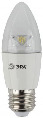 Лампа светодиодная свеча Эра LED B35-7W-827-E27-Clear E27 7W 2700K