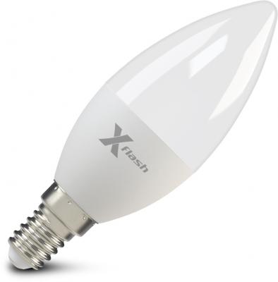 Лампа светодиодная свеча X-Flash XF-E14-C37-6.5W-2700K-230V E14 6.5W 2700K 47499