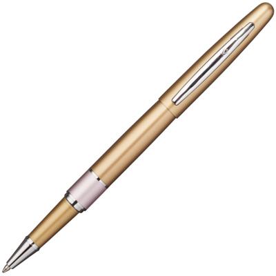 Ручка шариковая TUTTO, матовый золотистый лак, хромированные детали, синие чернила, M
