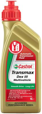 Минеральное трансмиссионное масло Castrol Transmax Dex III Multivehicle 1 л CAS-DEXRON III-TQ-1L