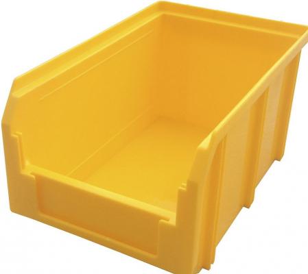Ящик СТЕЛЛА V-2 3,8 литр, желтый  пластик 234х149х121мм