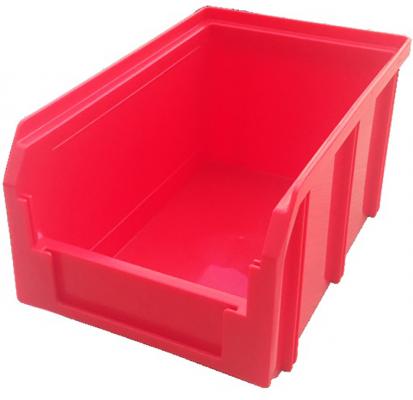 Ящик СТЕЛЛА V-2 3,8 литр, красный  пластик 234х149х121мм