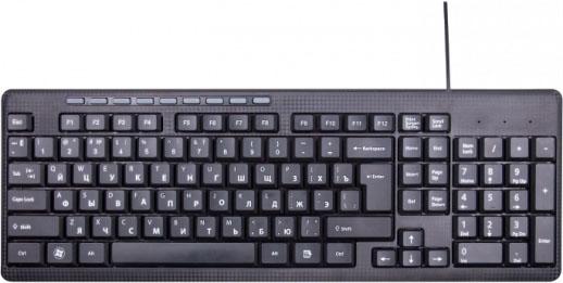 Клавиатура проводная Ritmix RKB-155 USB черный