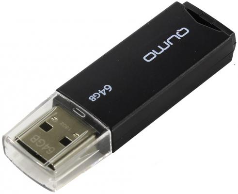 Флешка USB 64Gb QUMO Tropic USB2.0 черный QM64GUD-TRP-Black