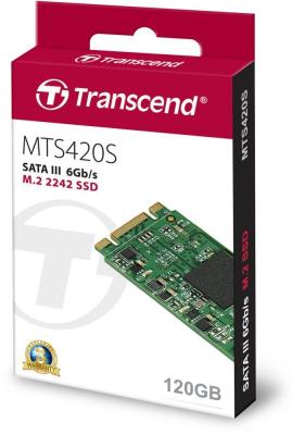 Твердотельный накопитель SSD M.2 120 Gb Transcend MTS420 Read 560Mb/s Write 500Mb/s TLC