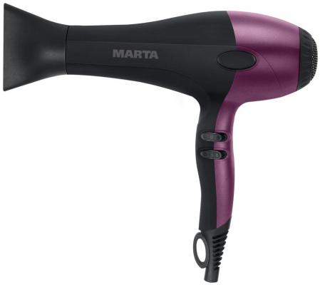 Фен Marta MT-1426 чёрный фиолетовый