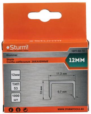 Скобы для степлера Sturm 12 мм 1000 шт