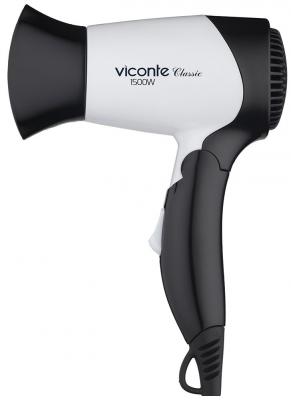 Фен Viconte VC-3748 белый чёрный