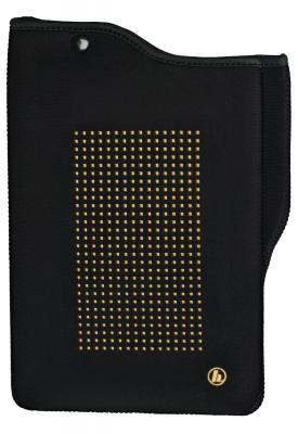 Чехол Hama универсальный для планшетов с экраном 10.5" неопрен черный золотистый 00182358