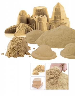 Песок для игры «ЧУДО-ПЕСОК» 1 кг цвет натуральный песочный DE 0196