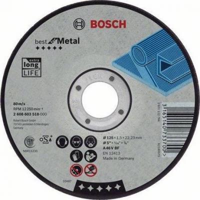 Круг отрезной BOSCH Best for Metal 115x1,5x22 (2.608.603.516)  по металлу