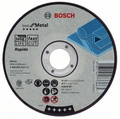 Круг отрезной BOSCH Best for Metal 230x1,9x22 (2.608.603.522)  по металлу