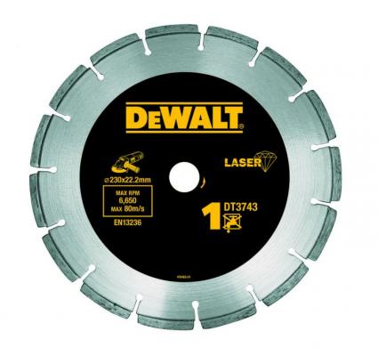 Диск алм. DeWALT DT3743-XJ  сегментный универсальный, 230x22.2x2.4мм