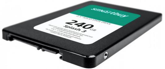 Твердотельный накопитель SSD 2.5" 240 Gb Smart Buy Splash 3 Read 500Mb/s Write 450Mb/s 3D NAND TLC (SB240GB-SPLH3-25SAT3)