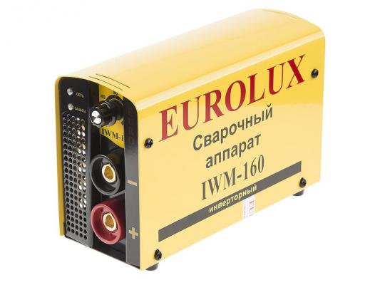 Инвертор сварочный EUROLUX IWM160  220В 10-160А ПВ70% 4.5кг