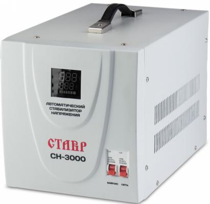 Стабилизатор напряжения СТАВР СН-3000  защита от низкого напряжения защита от короткого замыкания
