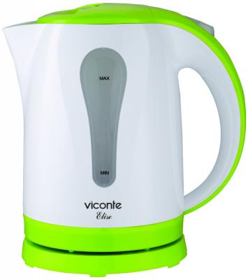 Чайник Viconte VC-3265 2200 Вт белый салатовый 1.9 л пластик