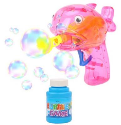 Мыльные пузыри Наша Игрушка Дельфинчик световые эффекты 80 мл ассорти