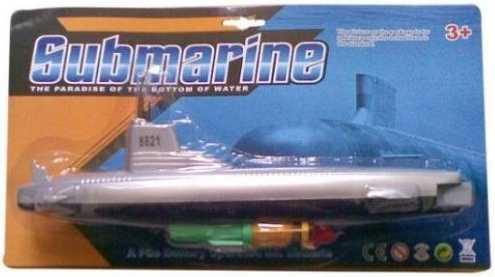 лодка подводная Наша Игрушка серебристый 32 см 100565582