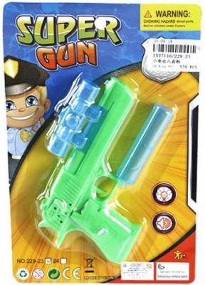 Пистолет Наша Игрушка Пистолет зеленый 229-23