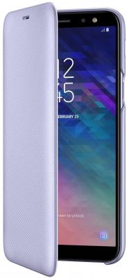 Чехол (флип-кейс) Samsung для Samsung Galaxy A6 (2018) Wallet Cover фиолетовый (EF-WA600CVEGRU)