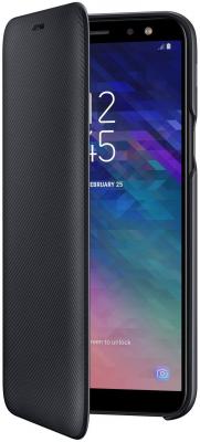 Чехол (флип-кейс) Samsung для Samsung GALAXY A6 (2018) Wallet Cover черный (EF-WA600CBEGRU)