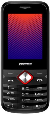 Мобильный телефон Digma LINX A242 2G черный красный