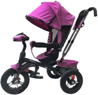 Велосипед Moby Kids Comfort 360° 12x10 AIR 12*/10* фиолетовый 641069