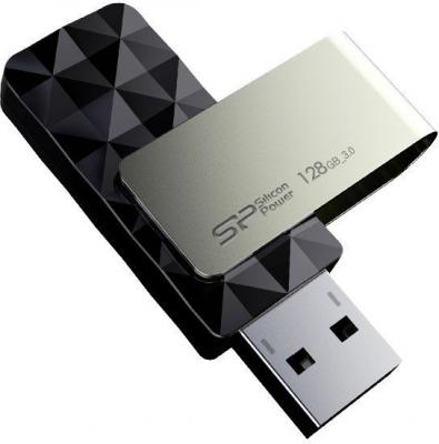Флеш Диск Silicon Power 128Gb Blaze B30 SP128GBUF3B30VSK USB3.0 черный
