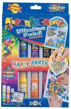 Набор красок для рисования на окнах HAPPY PARTY