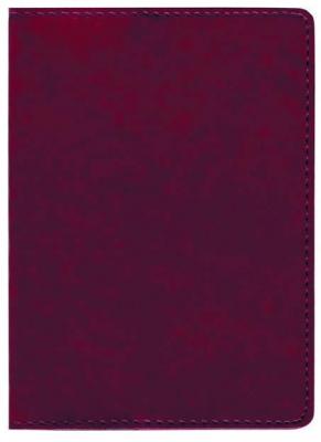 Обложка для паспорта NEBRASKA, искусственная кожа,уп.-пакет с европодвесом, красная