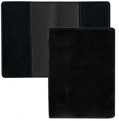 Обложка для паспорта NEBRASKA, искусственная кожа,уп.-пакет с европодвесом, черная