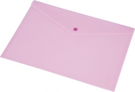 Папка TAI CHI на кнопке, ф. А4, розовый, материал PP, 180 мкр, вместимость 80 листов