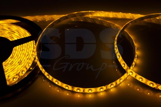 LED лента силикон, 8мм, IP65, SMD 2835, 60 LED/m, 12V, желтая