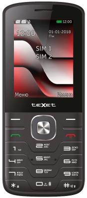 Мобильный телефон Texet TM-D329 черный красный