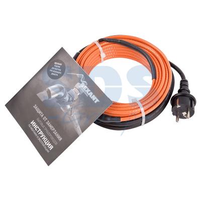 Греющий саморегулирующийся кабель (комплект в трубу) 10HTM2-CT (10м/100Вт)  REXANT