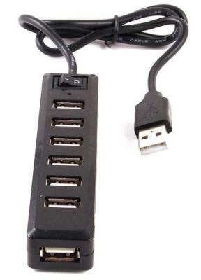 Разветвитель USB Type A REXANT 18-4107 USB 2.0 черный